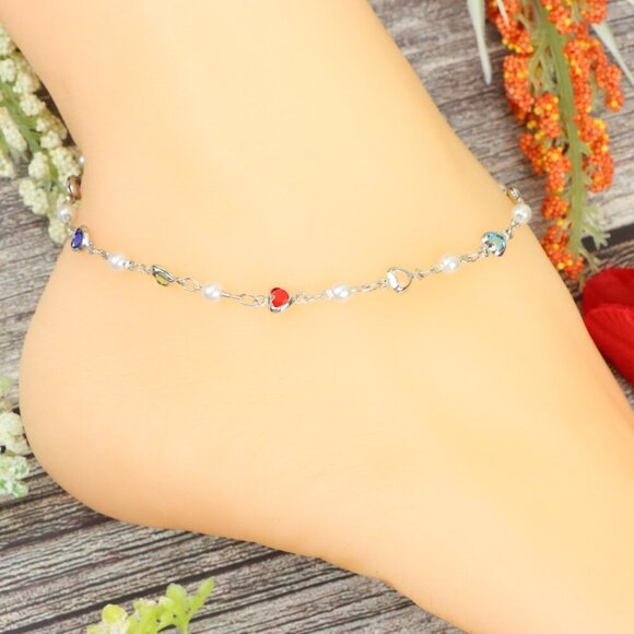 "Elegant Handmade Anklet – Delicate Jewelry for Women, MAR092024 - Picture 1 of 10